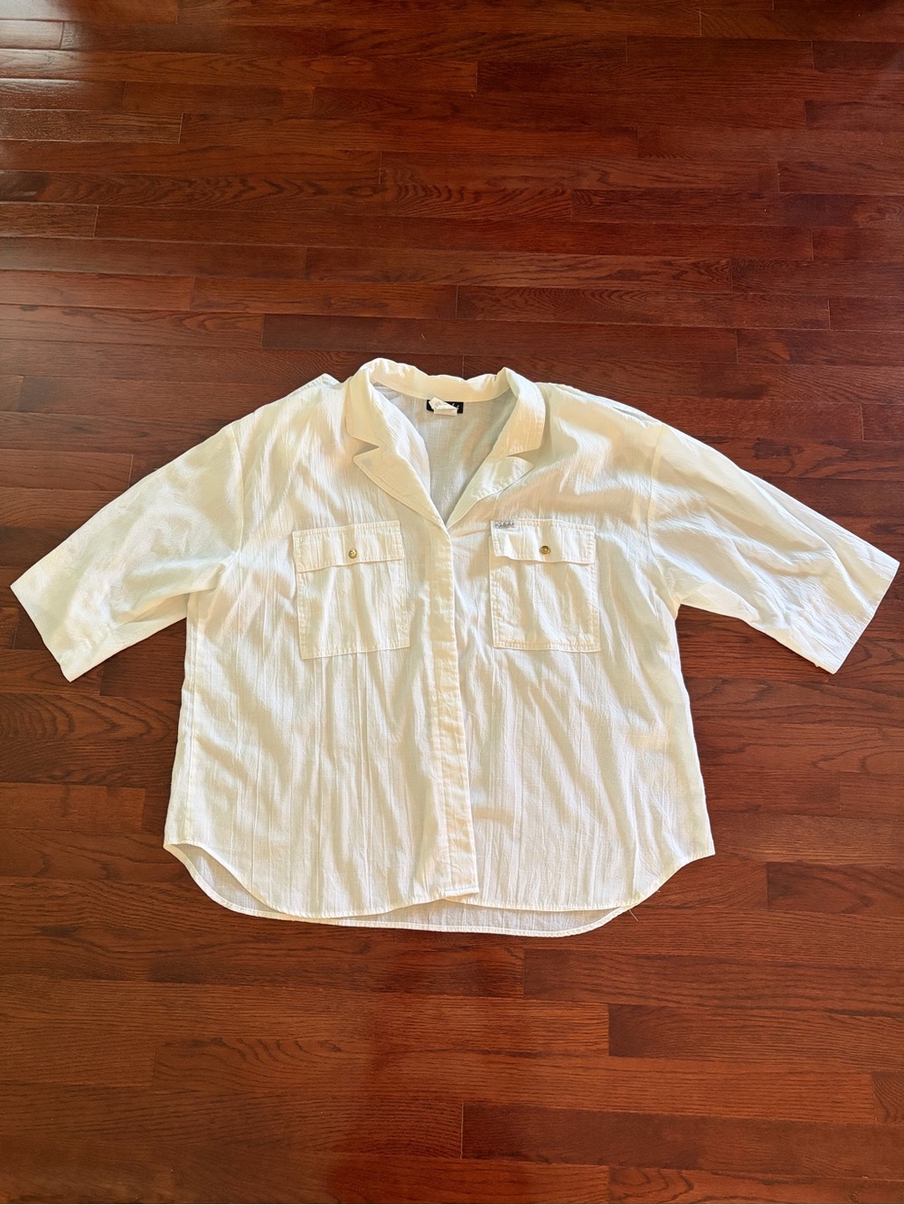 Women’s Plus Size White Blouse (size 42/22 W)